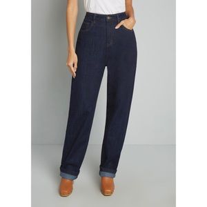 ModCloth Rainbow Embroidered Jeans